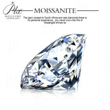 0.1ct-13ct Moissanite Stone Round Shape D Color 8Hearts&8Arrows Cut VVS1 Clarity DIY Jewelry Main Materials with GRA Certificate
