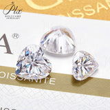 Moissanite Loose Stone Heart Cut D Color with GRA Certificate Beads for DIY Jewelry Making Wholesale Top Quality No Fade Beads