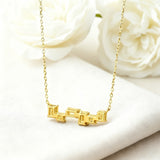 Moissanite Necklace with3CT D Color Asscher/Emerald Cut Moissanite S925Plated White Yellow Rose Gold Chain Engagement Daily Gift