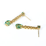 Custom Earrings Lab Grown Gemstones Pear Shape 925 Silver Anniversary Birthday Gift Hypoallergenic No Fade Factory Outlet Charm