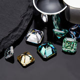 Luxury Multicolor Moissanite Gemstones  Asscher Cut Loose Diamonds  Perfect for Rings Earrings & Pendant Making