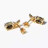 Moissanite Earrings Emerald/Ruby/Sapphire Styles 925 Silver Gift-Ready Hypoallergenic Fade-Resistant Factory-Direct Women Only