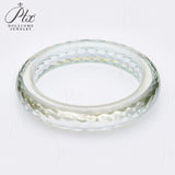 Customized Moissanite Gemstone Bangles Round D Color Full Size Fine Fashion Elegant for Woman Man Anniversary Party Gift Charms