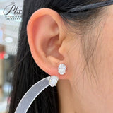 Lab Grown Diamond Earring 1CT Multi-Shape D Color 14K Gold Hypoallergenic & Fadeless Perfect for Daily Wear