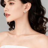 1CT Marquise Earrings D Color Moissanite/Ruby/Colombian 10k 14k S925 Plated Gold Ear Stud for Woman Engagement Christmas Party