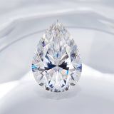 Multicolor Pear Shape Moissanite Diamond Wholesale Loose Stones Lab Grown for Gemstone Charms Engagement Jewelry GRA Certificate