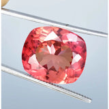 1.9-4.5ct Wide Rectangle Shape Lab-Grown Padparadscha Loose Gems - Perfect Anniversary Surprise