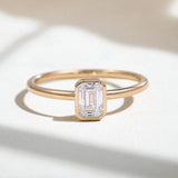 Stackable Custom Ring D Color VVS1 Round Pear Moissanite 10K/14K/18K Sparkling Luxury Engagement Jewelry Gifts For Women Men