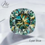 Moissanite Stone Wholesale D Color Cushion Cut 0.5CT-10CT Moissanite Loose Stone Gemstone for Jewelry Making with GRA Report