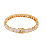 925 Sterling Silver Lab Gemstone Zircon Bracelet 5mm D Color VVS1 With GRA Hip-Hop Tennis Bracelet Party Jewelry For Women Men