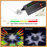 6 Prong Setting Round Moissanite Starlight Queen Pavé Ring