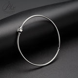 Round Closed Bracelets Set with Moissanite These Bracelets Are Exclusively for Women and Make An Ideal Engagement Gift