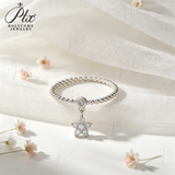 Moissanite Ring Star Cut GRA VVS1 Clarity 925 Sterling Silver Daily Match Office Wear Women Fashion Ring Hypoallergenic