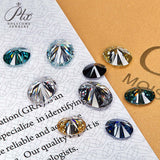 Sparkling Multicolor Moissanite Oval Cut 8Hearts 8Arrows Brilliant Facets Exquisite Loose Gemstones for Jewelry Crafting