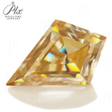 Wholesale Loose Moissanites Stones Kite Cut D Color VVS1 Gemstone Lab Grown Moissanite Diamonds  Jewelry Making Supplies