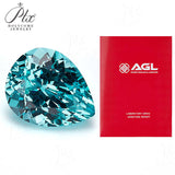 0.24-5.78CT Pear Cut Lab-Grown Paraiba Loose Stones - Wholesale Price Elegant Gift Selection