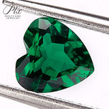 These Loose Multi-Size Heart-Shaped Zambian Emeralds Are Hypoallergenic Making Them Perfect Raw Materials For DIY Christmas Gift Necklaces