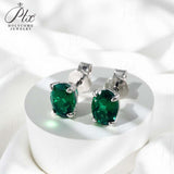 2-8CT Oval Moissanite Earrings for Women Solid 925 Sterling Silver Lab grown Gemstone Screw Back Design Hypoallergenic