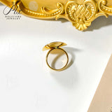 Custom Ring Available in S925/18K Gold Set with Diamond Designed Exclusively for Women Suitable As A Commemorative Gift Unique