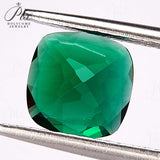 Loose Multi-Size Cushion-Cut Zambian Emeralds Are Hypoallergenic So They Are Safe And Reliable Raw Materials For DIY Christmas Gift Rings