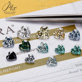 Moissanite Loose Stone Heart Cut D Color with GRA Certificate Beads for DIY Jewelry Making Wholesale Top Quality No Fade Beads