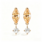 Moissanite Earrings Marquise Cut 2ct D Color VVS1 925 Sterling Silver GRA Factory Direct Hypoallergenic Daily Commute Jewelry