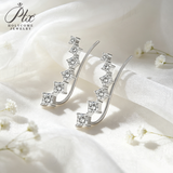 Exquisite Lab Grown Diamond Earrings New Arrival Design 10K/14K/18K Solid White Gold DEF VVS Minimalist Stud Earrings for Women Hypoallergenic for Daily Wear Factory Direct Supply