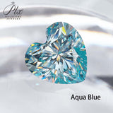 Moissanite Loose Stone Heart Cut D Color with GRA Certificate Beads for DIY Jewelry Making Wholesale Top Quality No Fade Beads