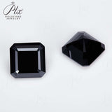 Luxury Multicolor Moissanite Gemstones  Asscher Cut Loose Diamonds  Perfect for Rings Earrings & Pendant Making