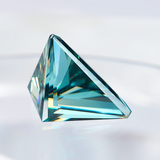 100% Real Moissanite Stone Triangle Cut Multicolor VVS1 Loose Beads With Certificate For Women Jewelry Making Charms Wholesale