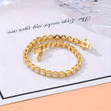 Opal Bracelet 925 Sterling Silver 2/3/4/5mm White/Blue Color Simple Classic Women Chain Jewelry Advanced Jewelry Charms Elegant