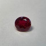 0.21-25.5CT Multi-Size Loose Oval-Shaped Lab-Grown Ruby DIY Exquisite Jewelry Raw Material