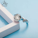 Round Shape Bezel Wrap Ring Women Only Gifts For Festivals And Anniversaries