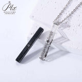 Moissanite Cubic Pendant Necklace VVS1 D Color 35mm  for Women Man S925 Sterling Silver Luxury for Lady GRA Gift Jewelry Custom