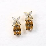 Moissanite Earrings Emerald/Ruby/Sapphire Styles 925 Silver Gift-Ready Hypoallergenic Fade-Resistant Factory-Direct Women Only