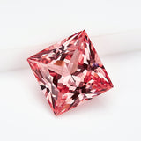 0.9-6.5ct Princess Cut Lab-Grown Padparadscha Loose Stones - Charming Anniversary Gift Selection