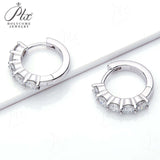 1CT Customize Earrings Moissanite Lab Grown Emerald/Ruby/Sapphire 925 Silver Hypoallergenic Factory Direct Sales for Women Gift