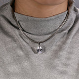 8-16 CT Custom Necklace Pear Cut Moissanite White 925 Sterling Silver Jewelry High-Quality Premium Christmas Gift Hypoallergenic