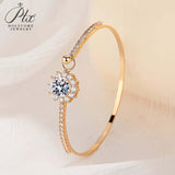 Series Closed Bracelets Set with Moissanite These Bracelets Are Exclusively for Women and Make An Ideal Engagement Gift