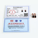 Moissanite Earrings Emerald/Ruby/Sapphire Styles 925 Silver Gift-Ready Hypoallergenic Fade-Resistant Factory-Direct Women Only