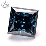 Moissanite Stone Moissanite Stone 0.35ct-5ct Colorful VVS1 Princess Shape Excellent Beads For Women's Jewelery Diamond Ring