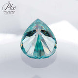 Multicolor Pear Shape Moissanite Diamond Wholesale Loose Stones Lab Grown for Gemstone Charms Engagement Jewelry GRA Certificate