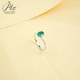 Gemstones Ring Oval Cut Lab Grown Ruby Sapphire Columbia Padparadscha 925 Silver Anniversary Gifts Charms Jewelry for Woman