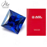 0.08-6.2ct High-Quality Multi-Size Loose Princess Lab-Grown Sapphires Anti-Allergy DIY Jewelry Crafting Materials