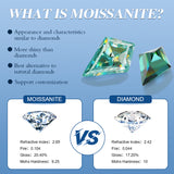 Wholesale Loose Moissanites Stones Kite Cut D Color VVS1 Gemstone Lab Grown Moissanite Diamonds  Jewelry Making Supplies