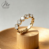 Lab Grown Diamond Ring 925 Sterling Silver 14k 18k GRA Certified Round Cut Hypoallergenic Wedding Ring Factory Direct Sale Ideal Gift