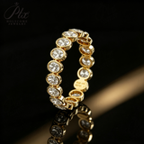 Lab Grown Diamond Ring 10k 14k 18k GRA Certified Oval Cut Non-Fading Engagement Ring Versatile Wear Commuter-Friendly