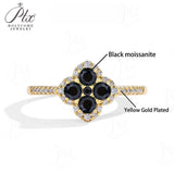 Elegant D VVS1 Color 100% S925 Sterling Silver Moissanite Diamond Ring for Women Engagement Wedding Fine Jewelry Holiday Gifts