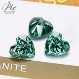 Moissanite Loose Stone Heart Cut D Color with GRA Certificate Beads for DIY Jewelry Making Wholesale Top Quality No Fade Beads