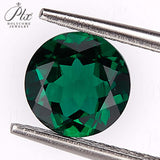 Loose Multi-Size Round Zambian Emeralds Can Be Used As Raw Materials For DIY Jewelry Rings Necklaces Earrings Etc Hypoallergenic